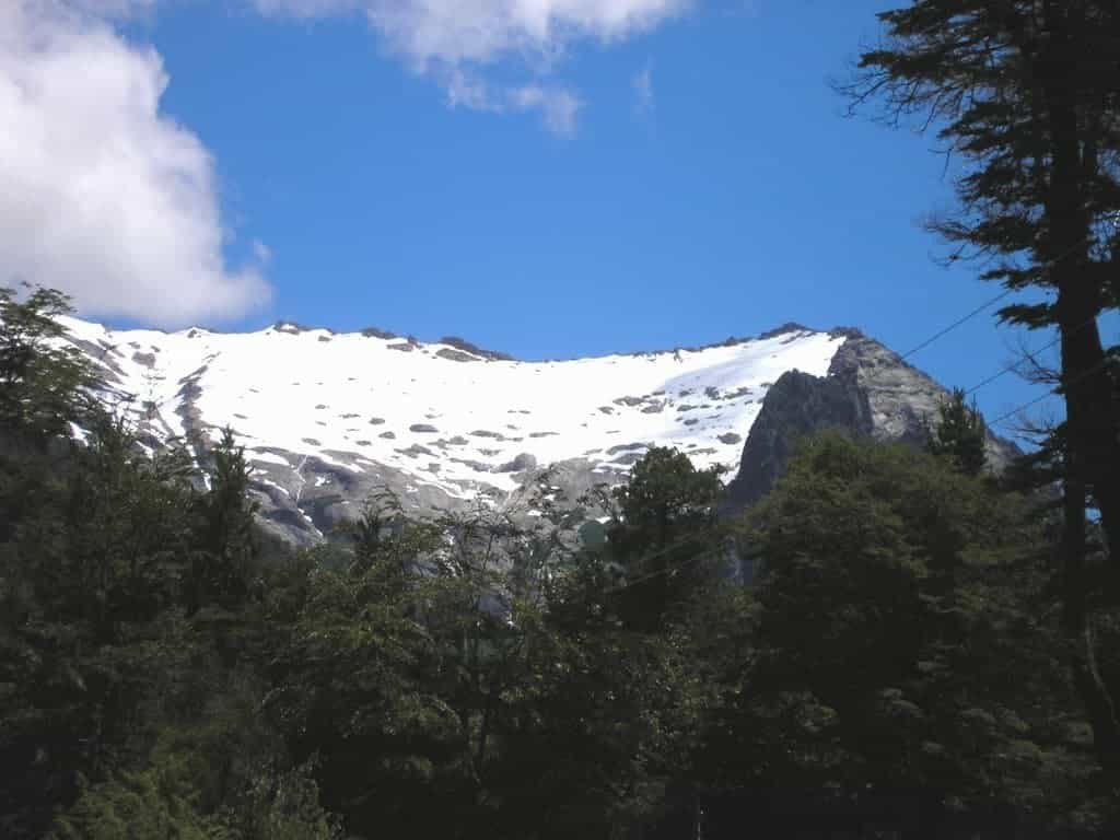 An avalanche occurred on Cerro López, near Bariloche, Argentina