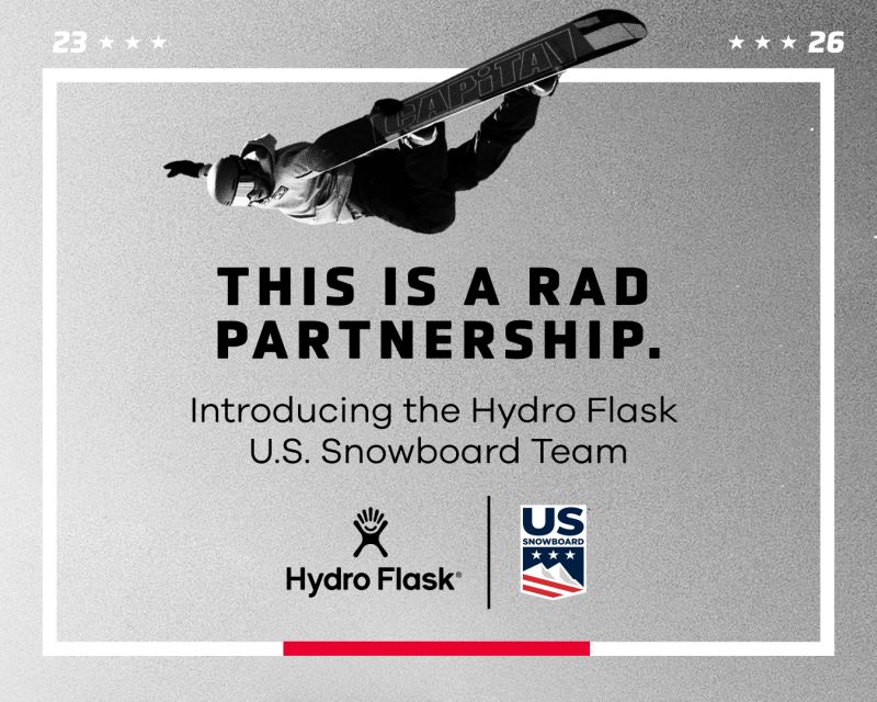 Hydro flask u.s. snowboard