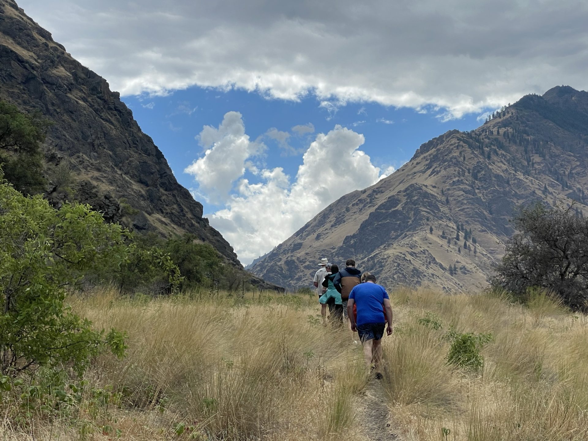 Hiking to McGaffe's Cabin. Photo Credit: SnowBrains