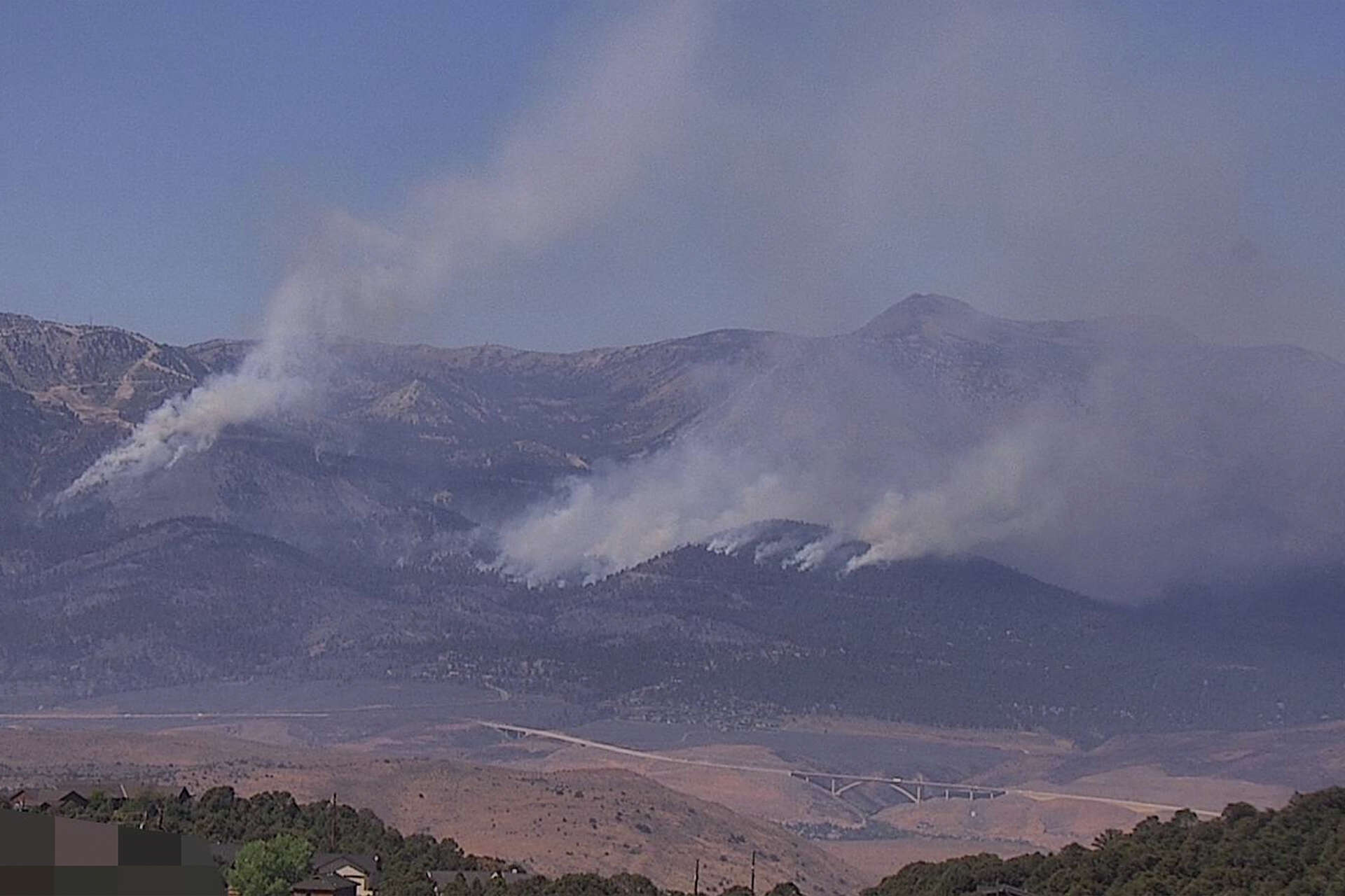 The Davis Fire near Mt. Rose Ski Tahoe. Photo Credit: SFGATE