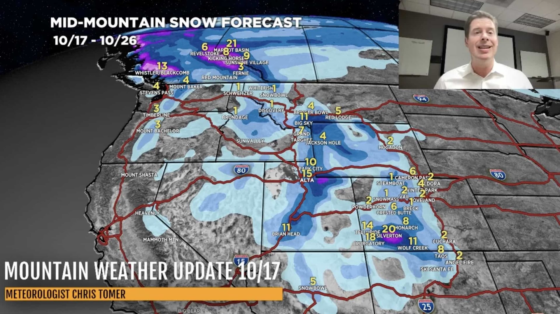 mountain weather update