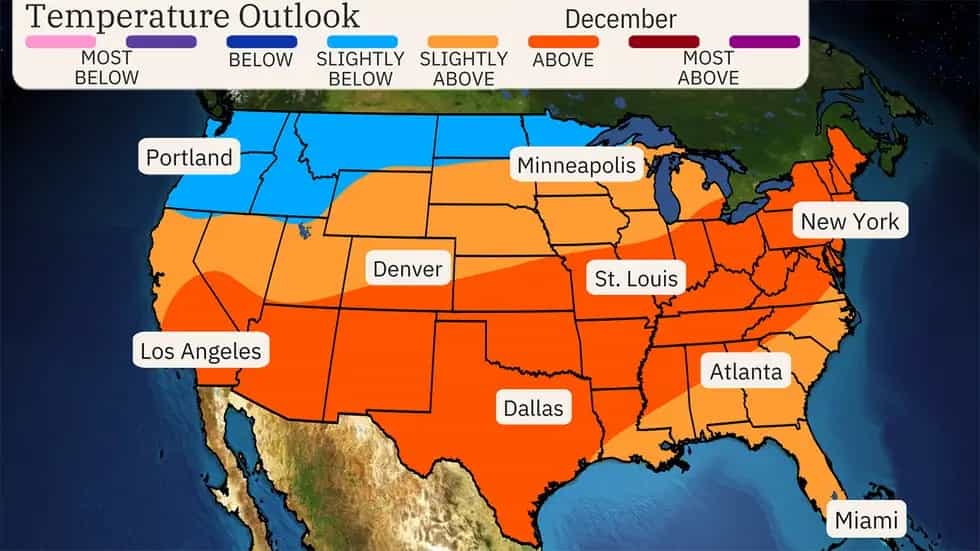 Winter 202425 Forecast PNW and Northern Rockies Most