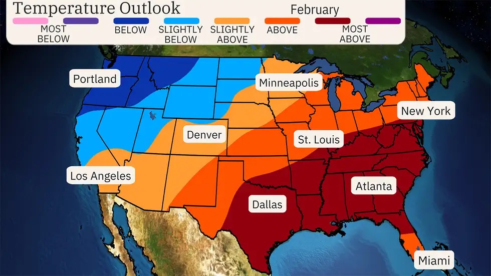 Winter 202425 Forecast PNW and Northern Rockies Most