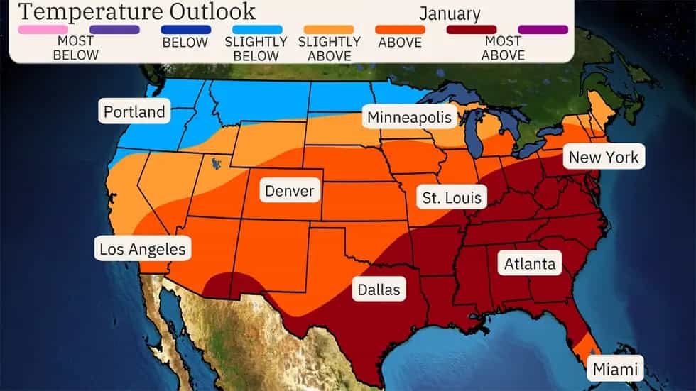 Winter 202425 Forecast PNW and Northern Rockies Most