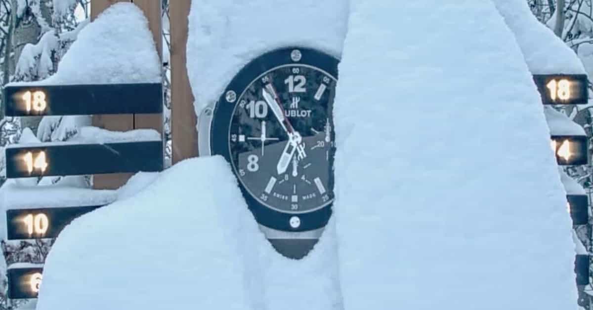 aspen snowmass snow stake buried in snow