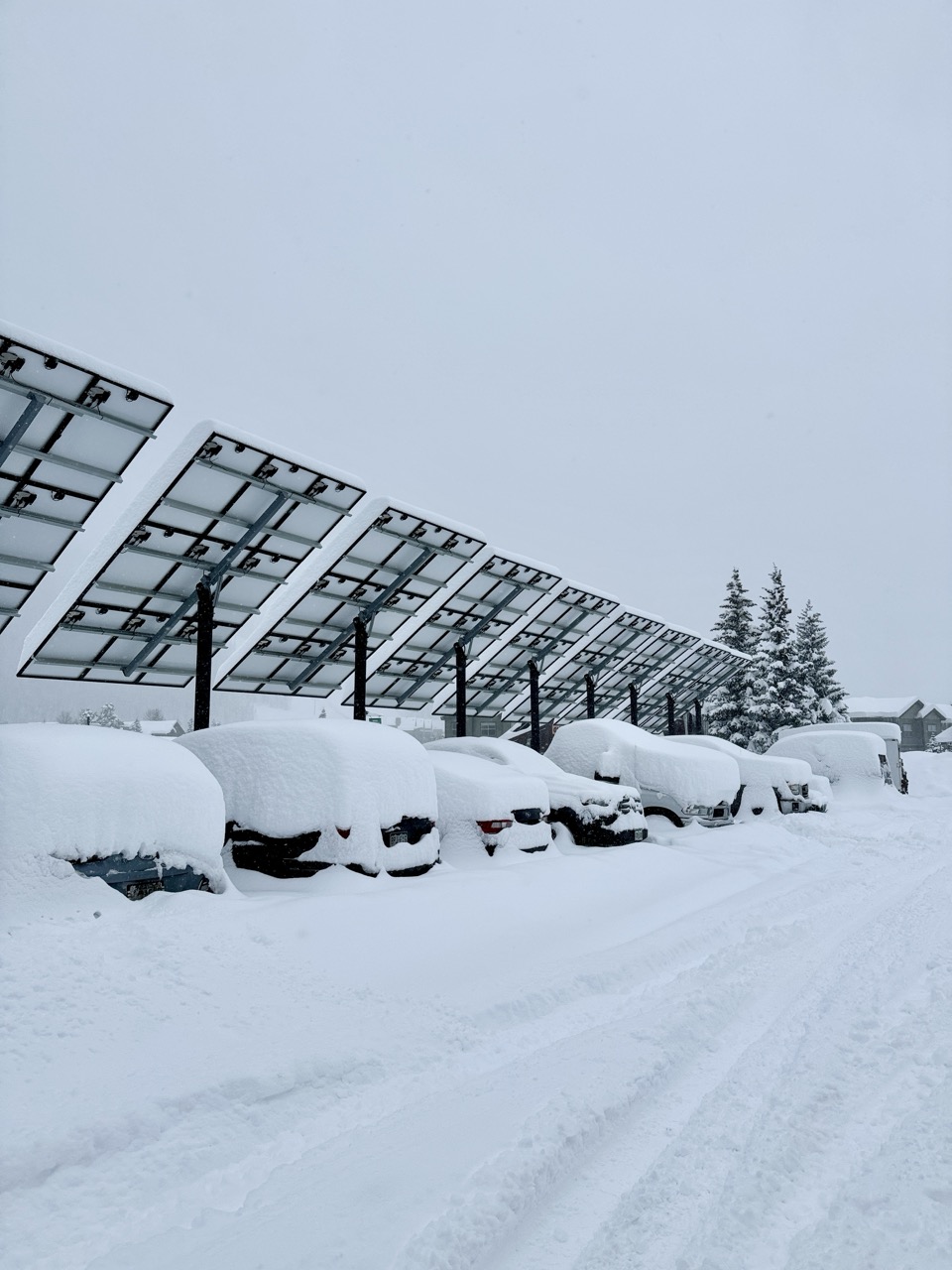 deep snow buries cars at copper mountain colorado