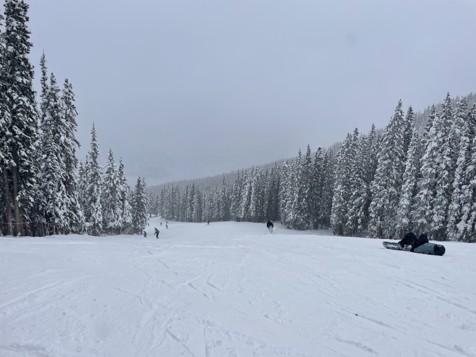 Main Vein at Copper Mountain was one of a handful runs open this opening weekend. Photo Credit: SnowBrains