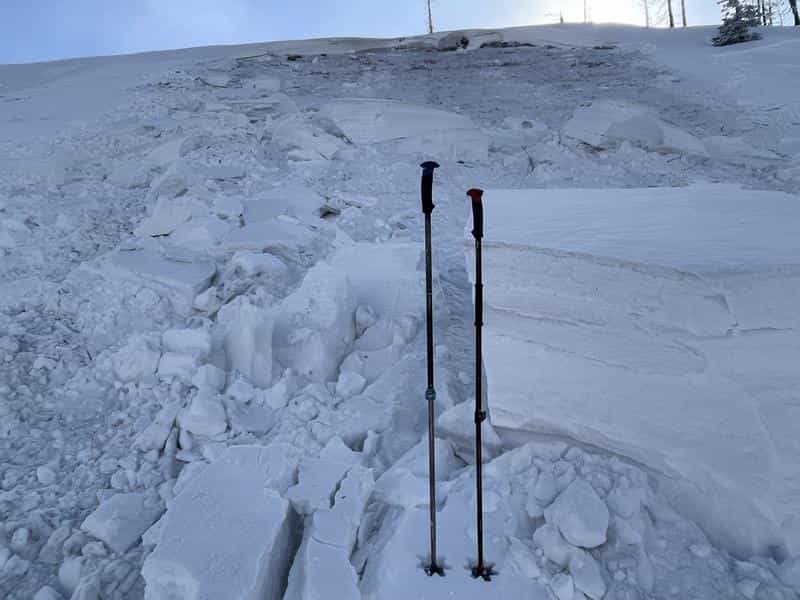 one of a number of utah avalanches over Thanksgiving