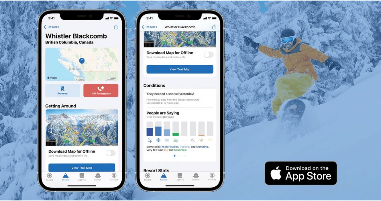 Slopes phone app