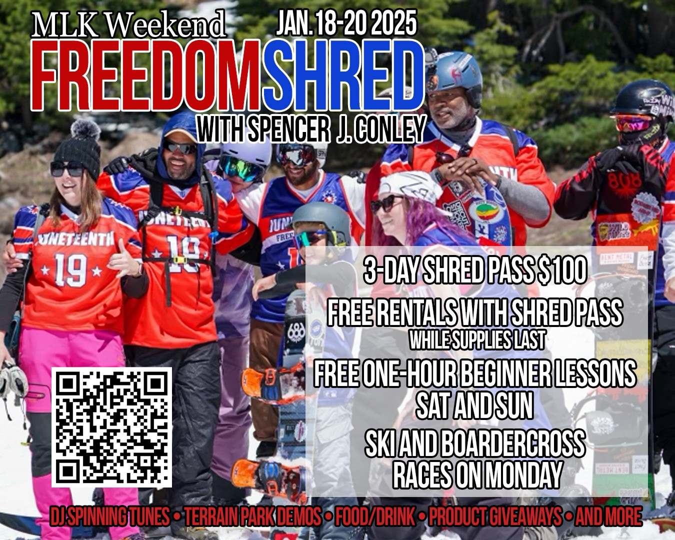 “Freedom Shred” Headed to Hilltop Ski Space, AK, On Martin Luther King Jr. Weekend This Winter