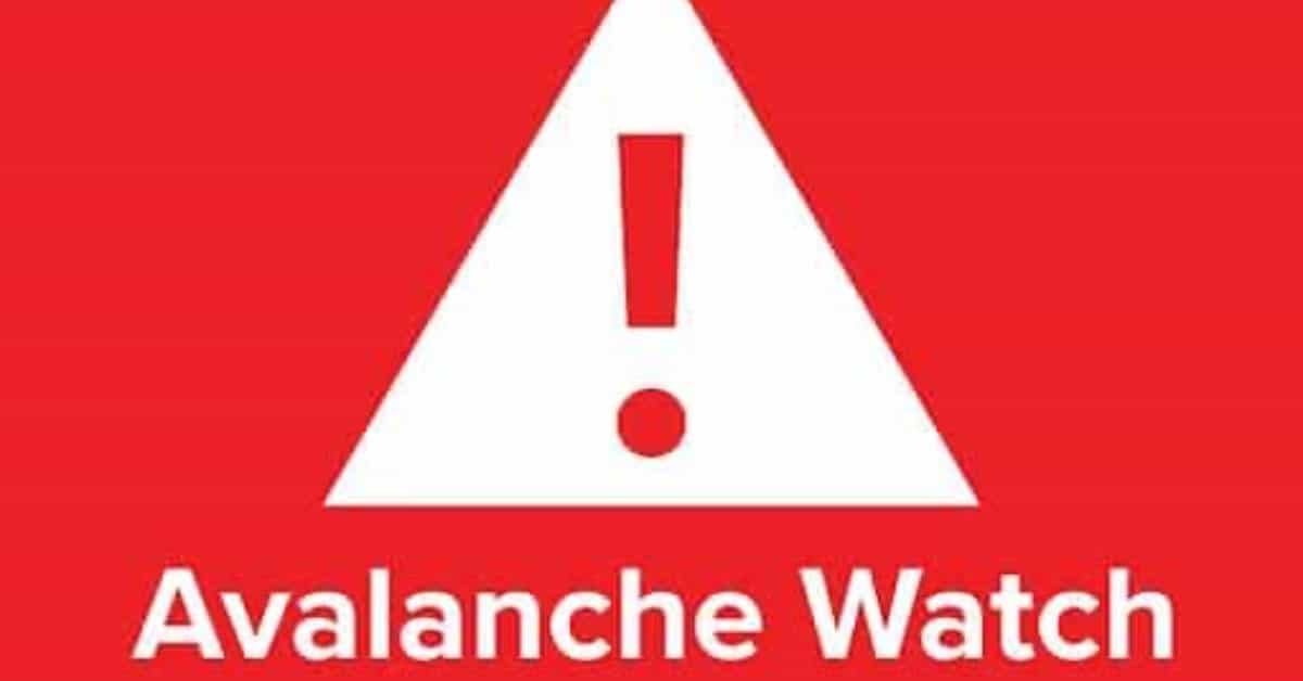 colorado avalanche warning