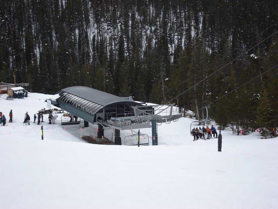 The Ruby Express chairlift at Keystone Resort, CO