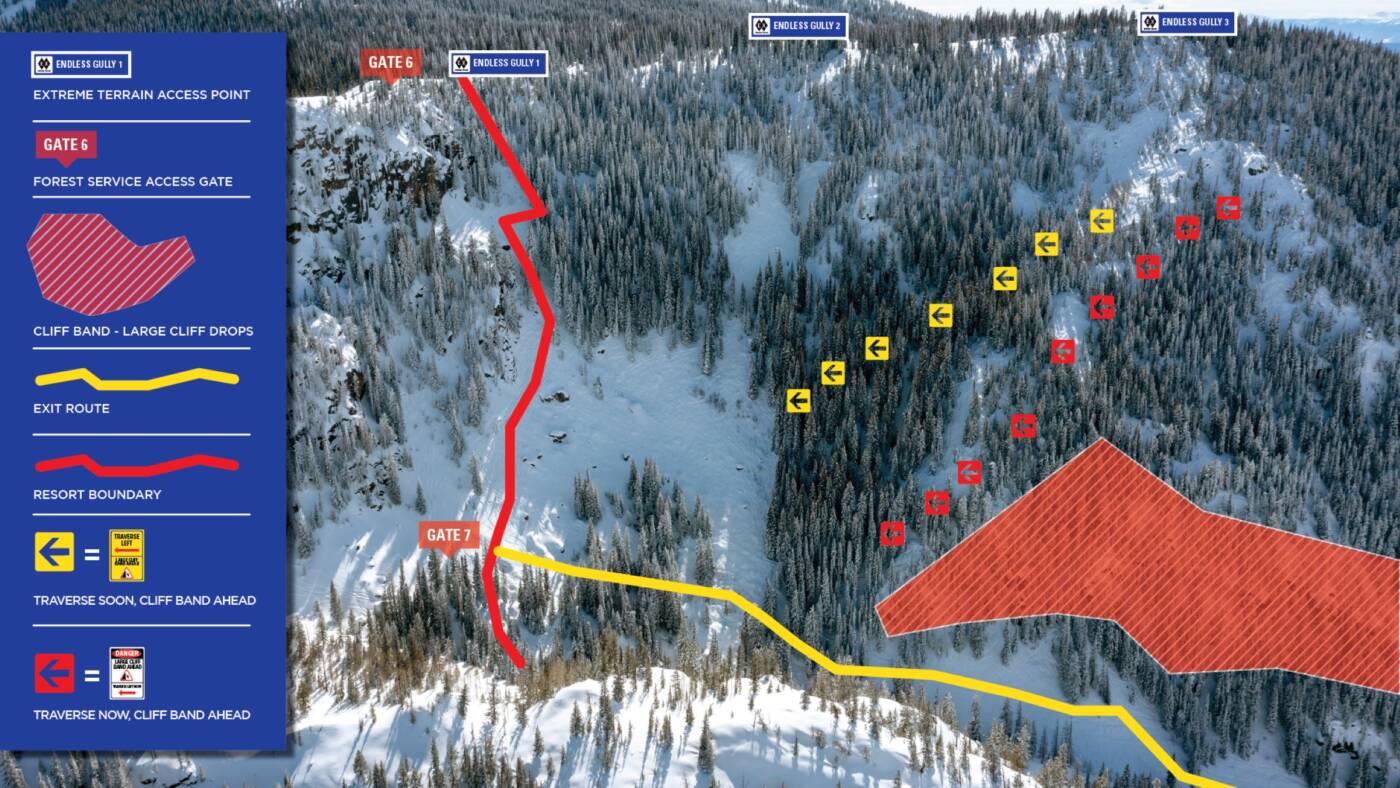 Steamboat has released several detailed maps of the expansion terrain like the above map. Photo Credit: Steamboat Ski Resort