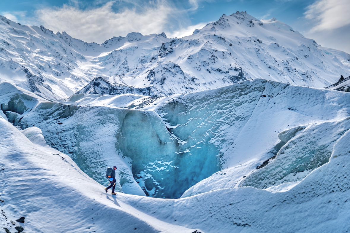 At House On Arduous Ice: Trekking New Zealand’s Tasman Glacier