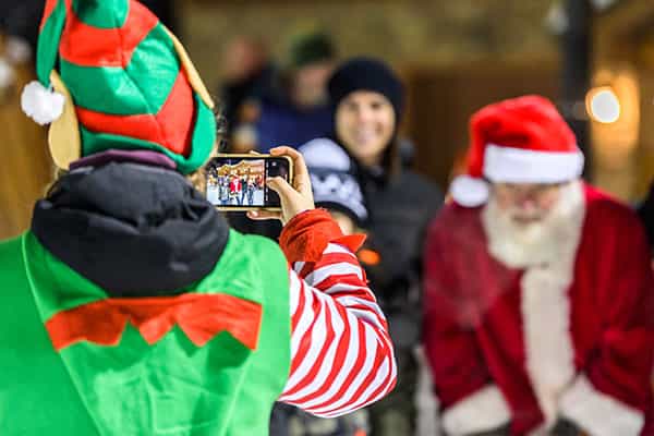 Visit Santa at big white this holiday