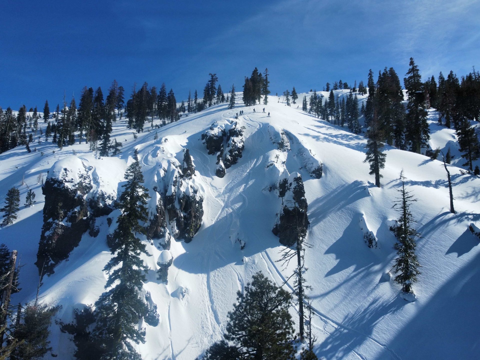 backcountry terrain in Tahoe with Pacific Crest Snowcats