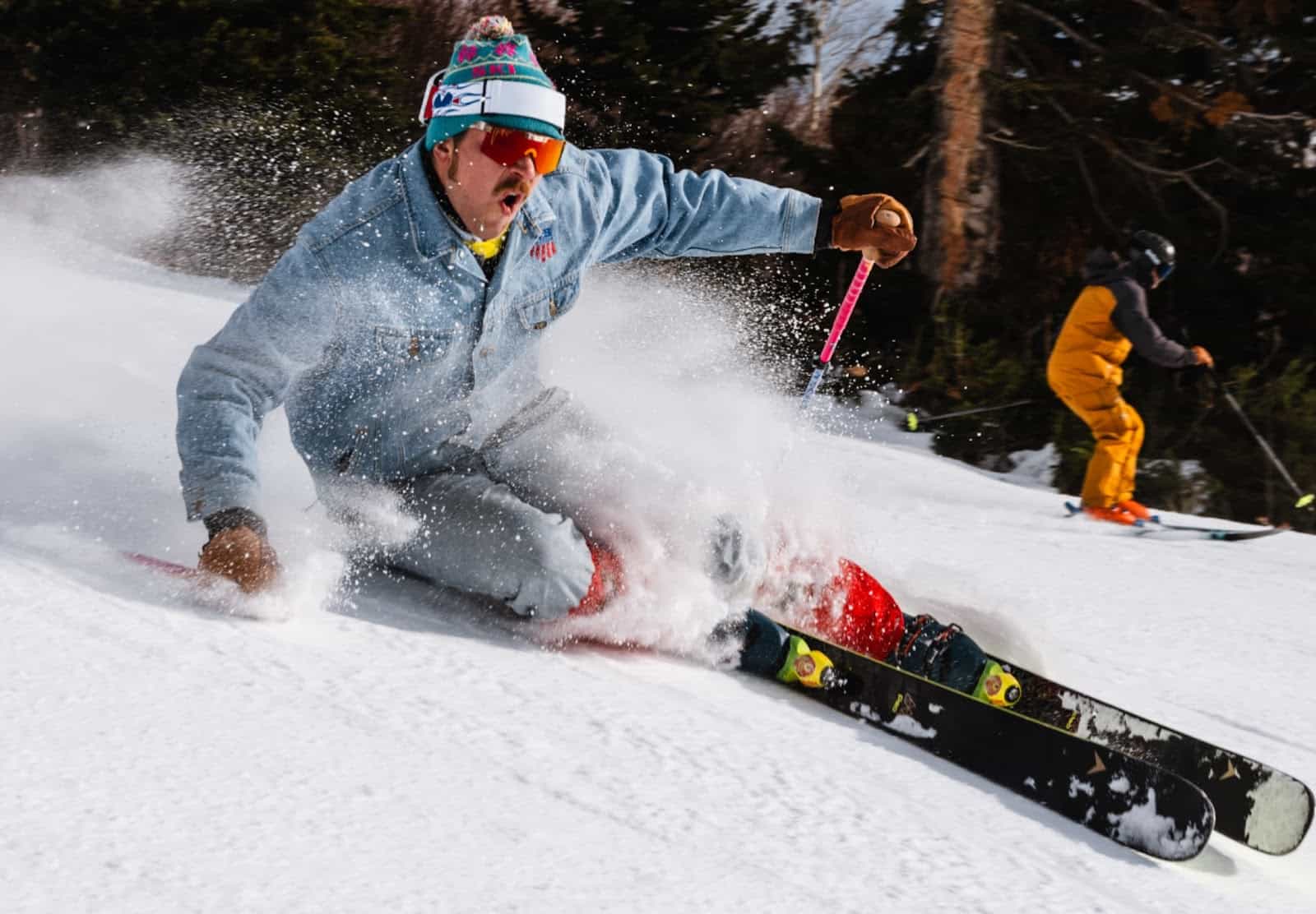 A total of 3,320 people participated in the 2nd Annual Ski in Jeans at Jackson Hole Mountain Resort on Dec. 7, setting a new world record for skiers and riders in jeans | Photo: Connor Burkesmith/JHMR