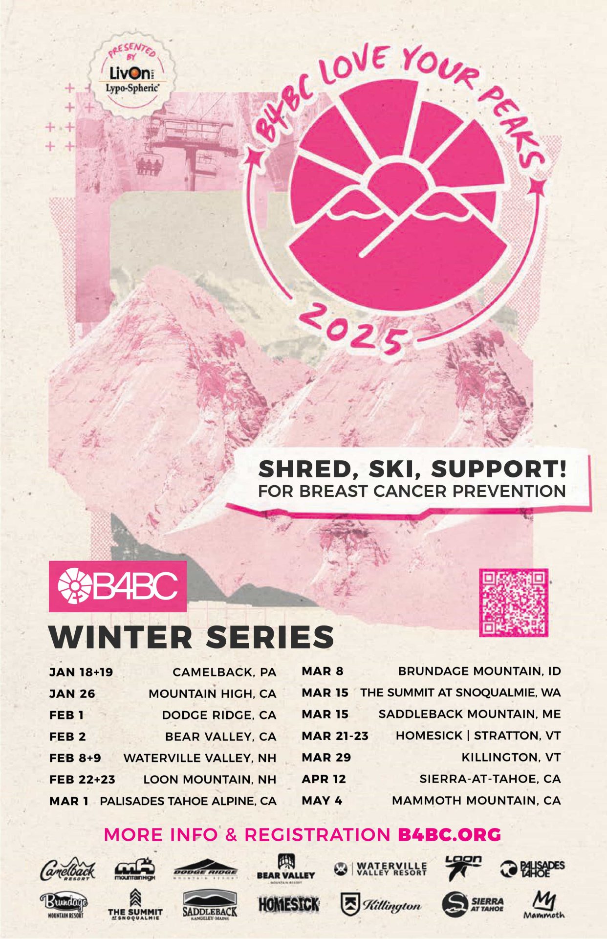 Boarding for Breast Cancer 2025 winter series