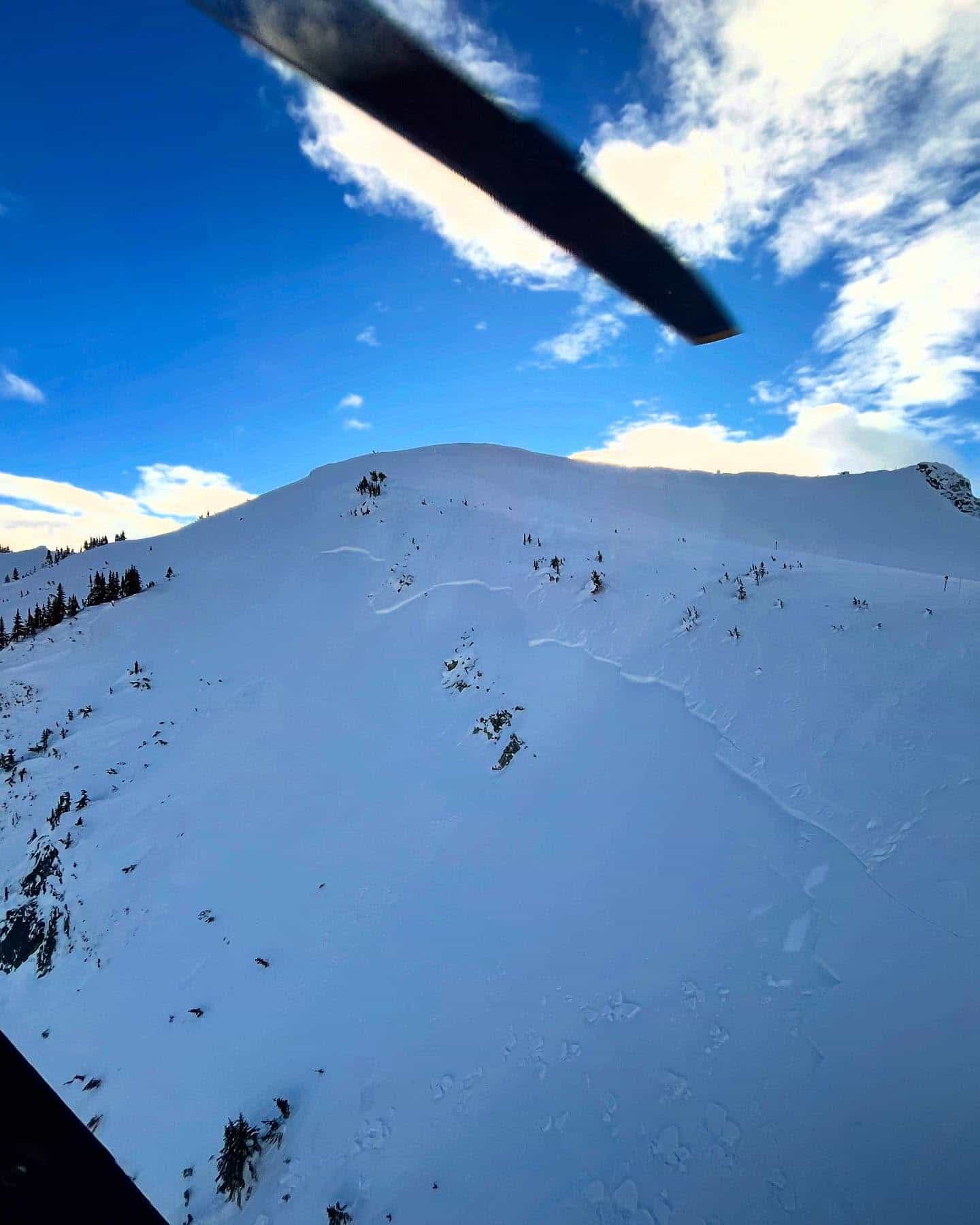 avalanche, golden, british columbia