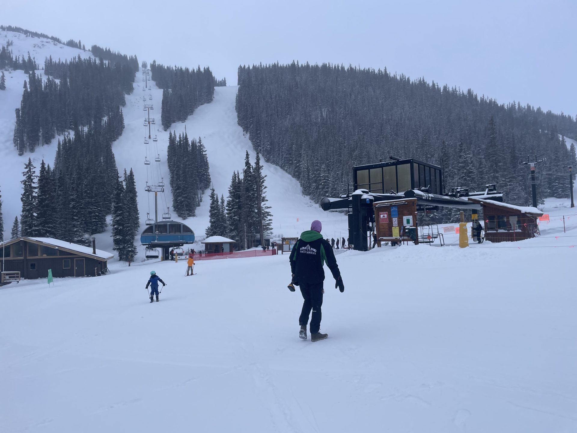 Nearly nonexistent lift lines at Loveland Ski Area. Photo Credit: SnowBrains