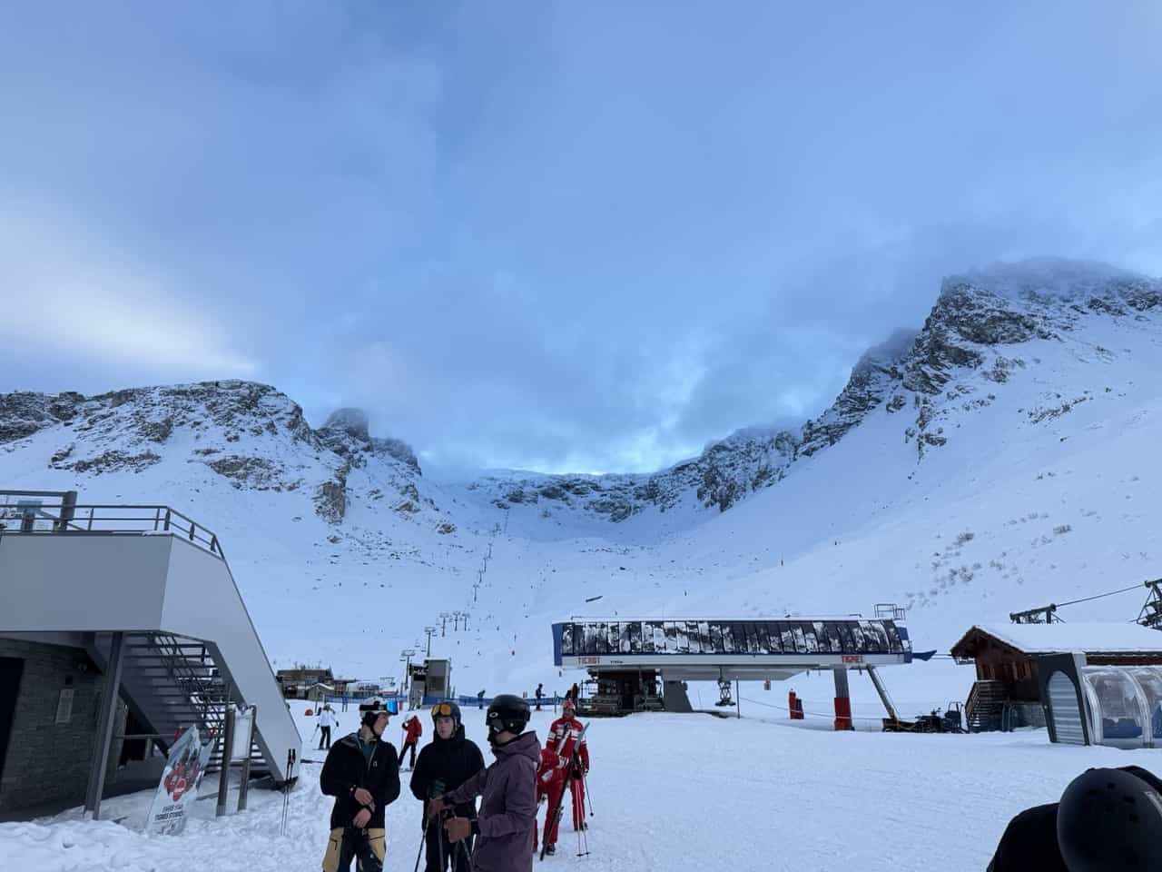 Ski in ski out locker at club med tignes