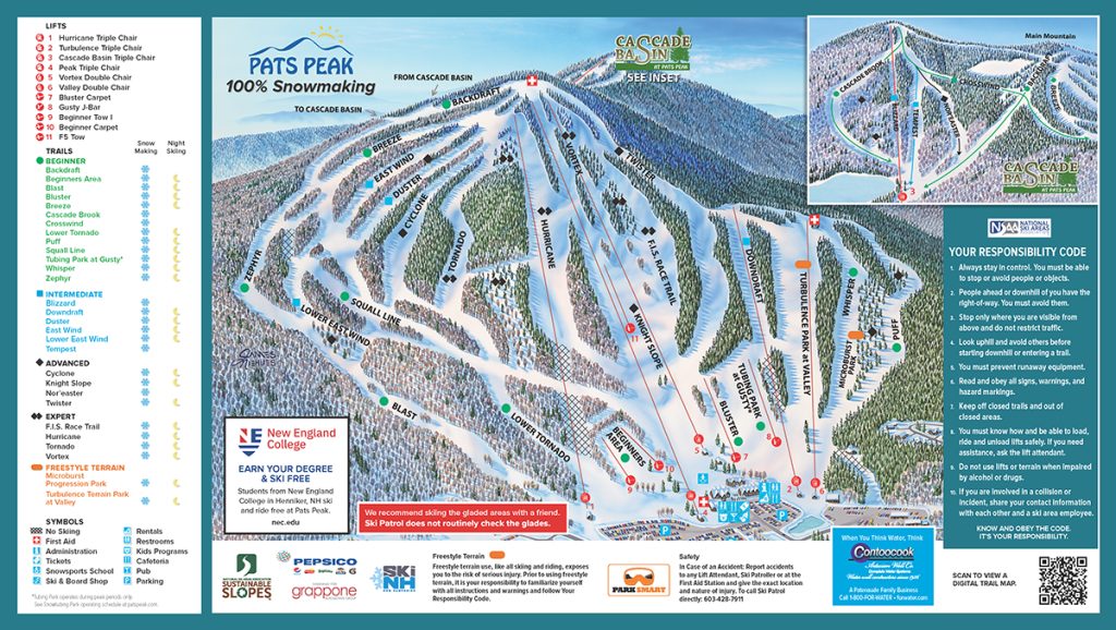 Pats Peak Trail Map