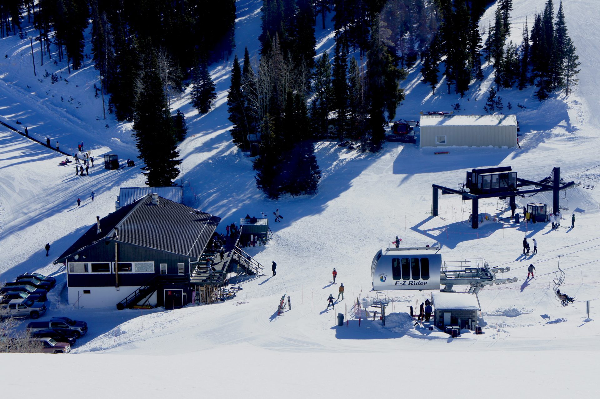 view of pomerelle base area