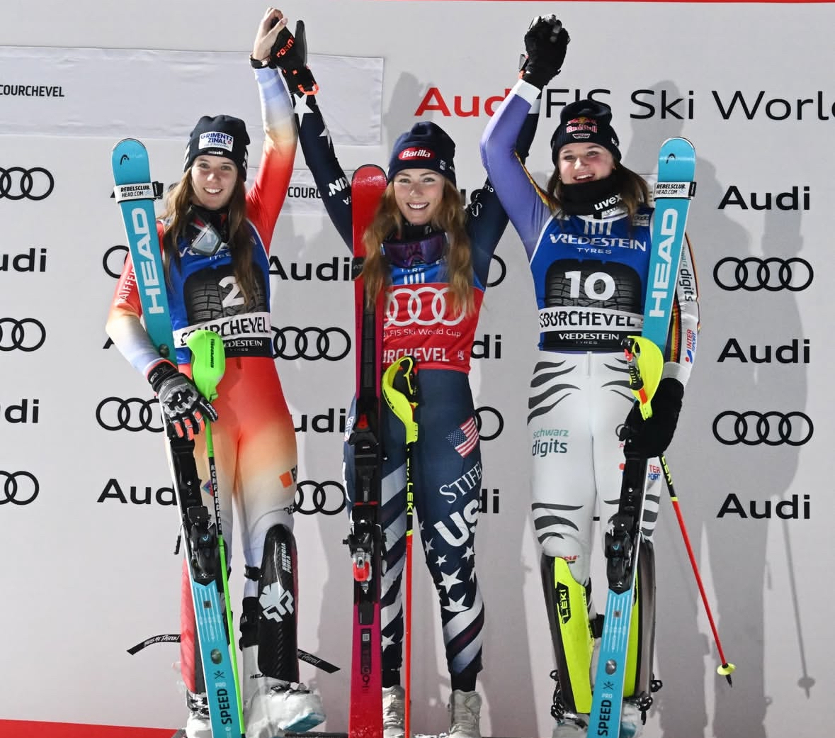 Mikaela Shiffrin Wins 4th Consecutive Slalom of the Season at Courchevel, France - SnowBrains