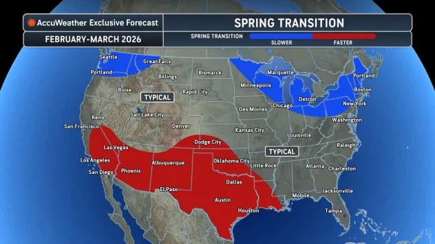 AccuWeather Releases 2026 U.S. Spring Forecast: Winter Lingers in the North as Early Heat Grips the South - SnowBrains