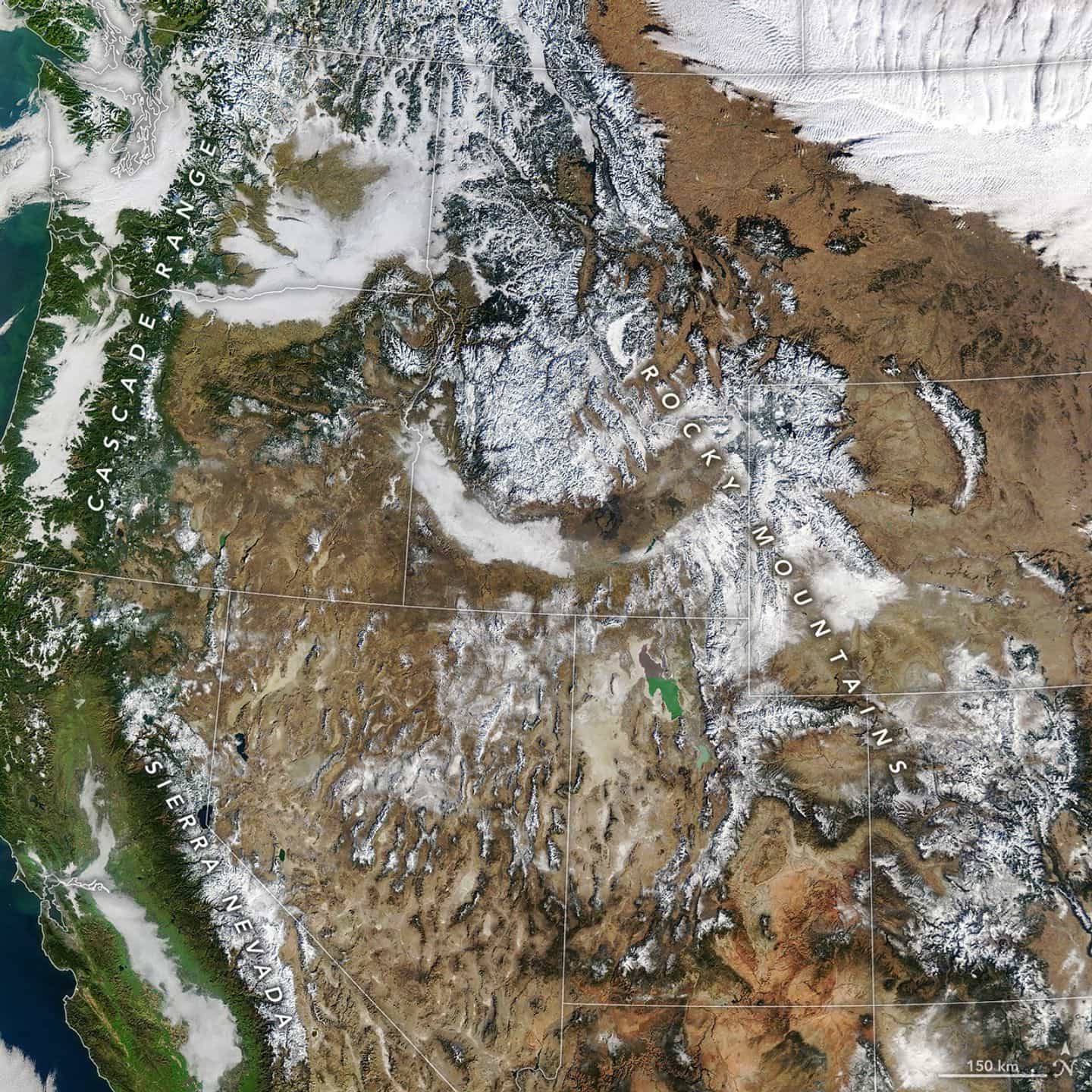 NASA: The West Faces Snow Drought - SnowBrains