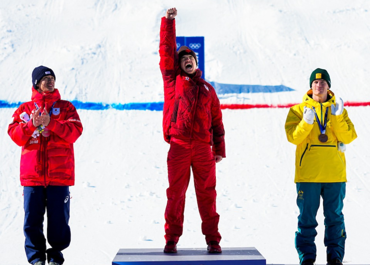 [OLYMPICS] Canada's Mikael "the King" Kingsbury Claims Gold in Dual Moguls - SnowBrains