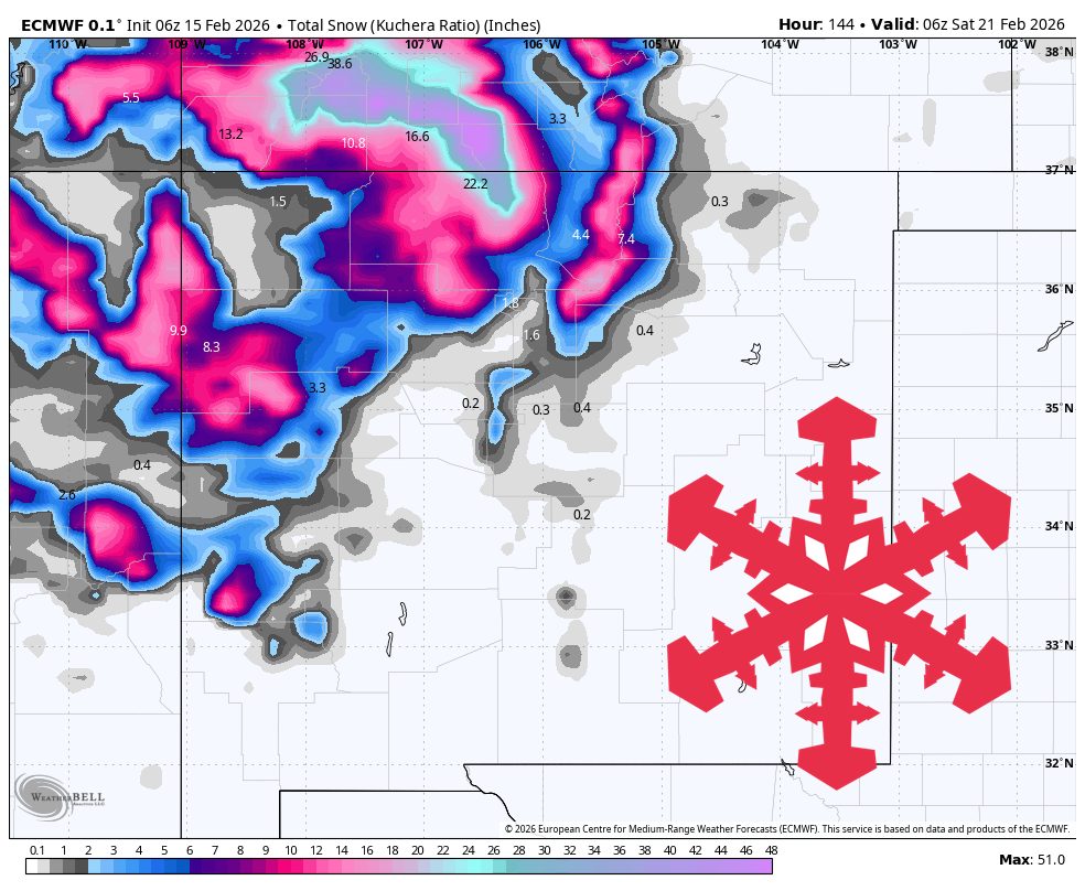 SnowBrains Forecast: 18 Inches for New Mexico - SnowBrains