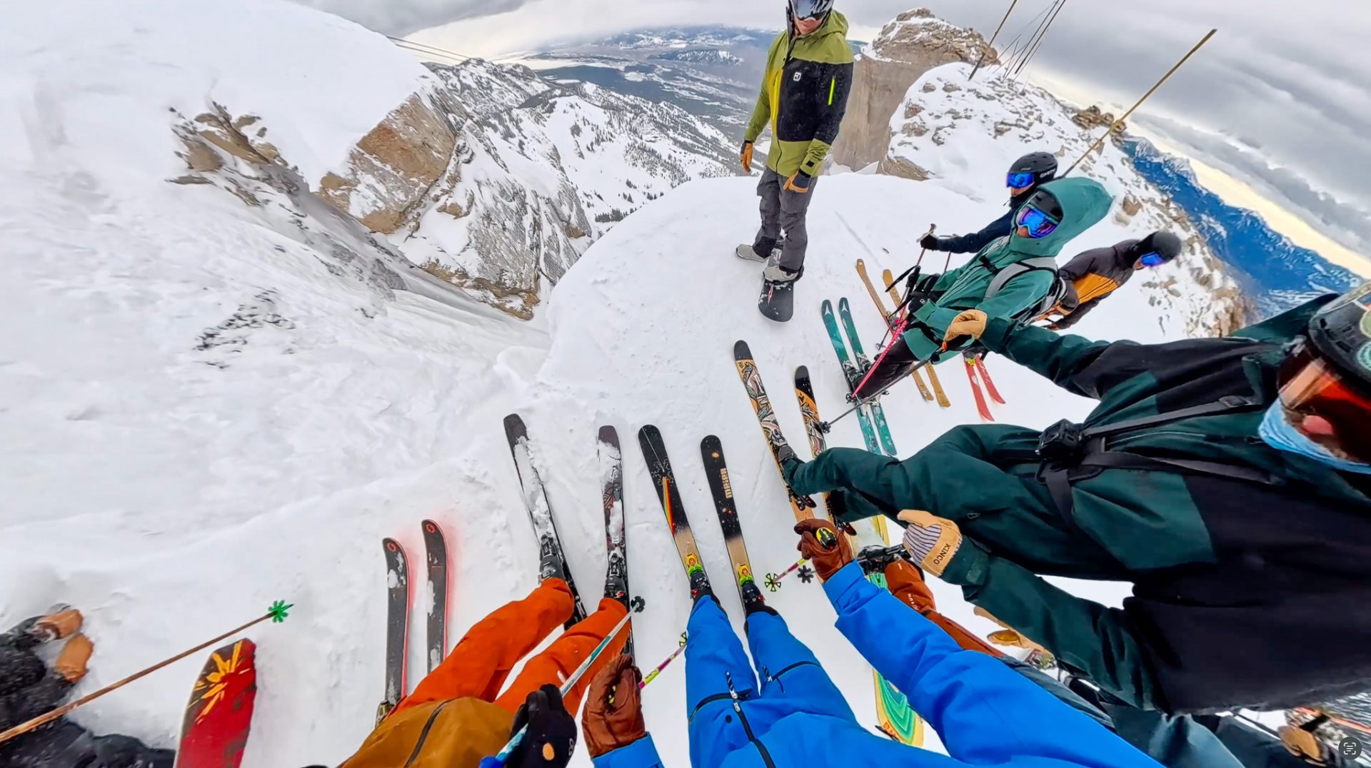 Jackson Hole, WY, Report: Skiing Corbet's Couloir on "Friday The 13th"... - SnowBrains