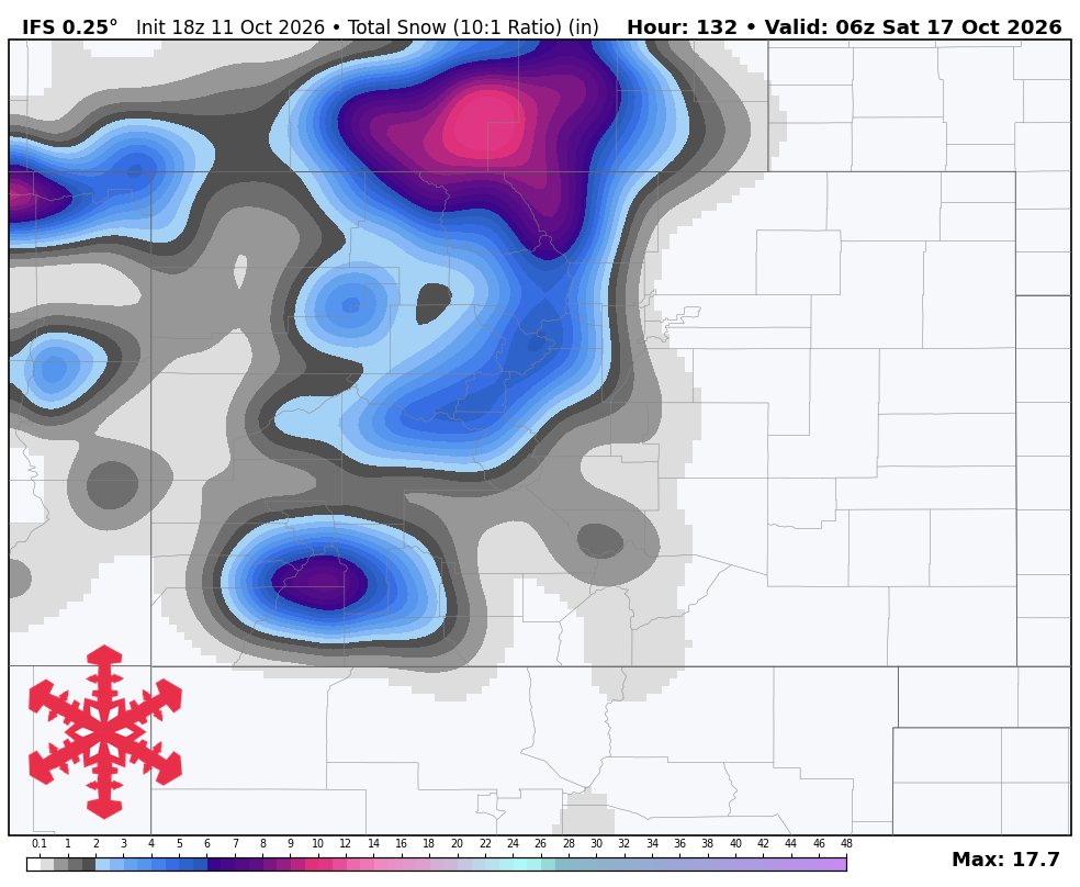 Colorado Snow Forecast: Midweek Snow and Colder Air